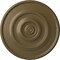 Ekena Millwork Traditional Reece Ceiling Medallion (Canopies up to 5 7/8"), 24 3/8"OD x 1 1/8"P, Mississippi Mud CM24REMMF - alternate 1